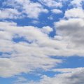 Sky Blue White Clouds 014