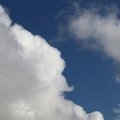 Sky Blue White Clouds 026