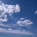 Sky Blue White Clouds 033